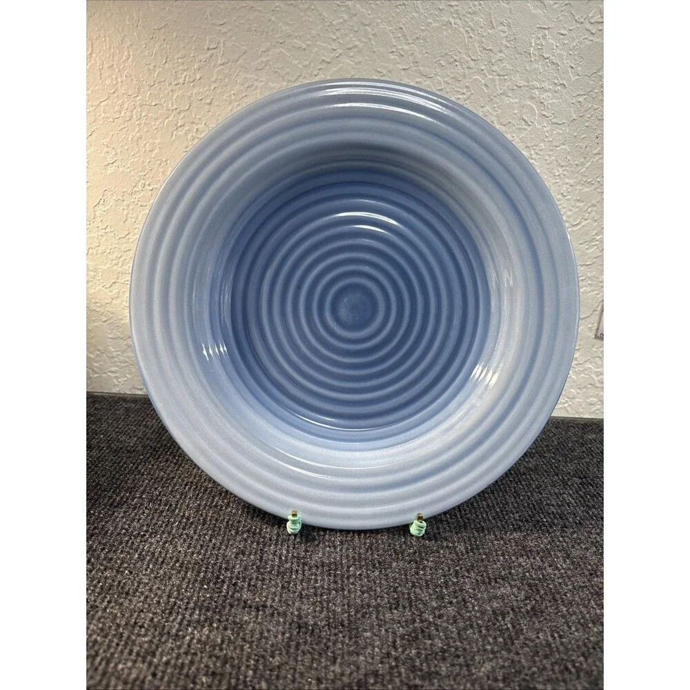 HAUSENWARE- Blue Swirl Dinner Plate- 11”- Discontinued